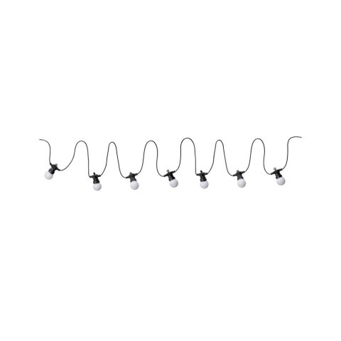 Łańcuch świetlny Plug & Shine 6.8m 7x0.2W DIM 3000K IP44 24V biały / tworzywo sztuczne / stal nierdzewna