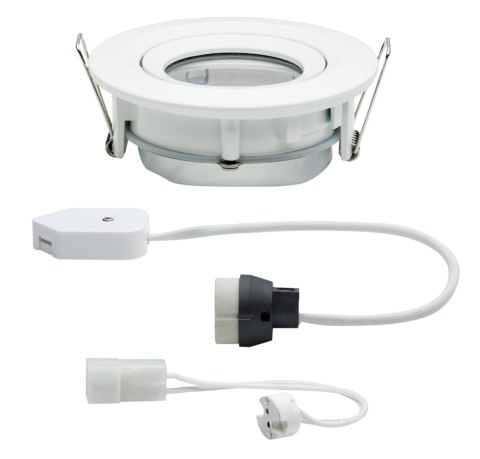 Oprawa do wbudowania NOVA PLUS LED DIM wychylna GU10 max.35W 93mm IP65 230V biały matowy / aluminium