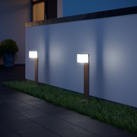 Oprawa ogrodowa z czujnikiem ruchu i zmierzchu STEINEL GL 80 SC iHF Bluetooth Mesh 9,1W 650lm 3000K IP44 IK03 230V antracyt / al