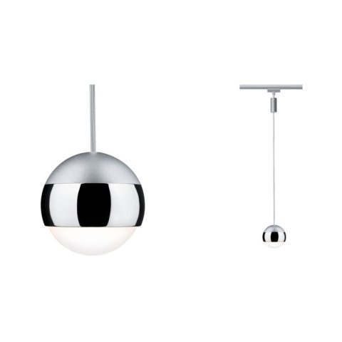 Oprawa zwieszana na szynoprzewód URail CAPSULE LED II DIM 6W 2700K 230V chrom matowy / metal