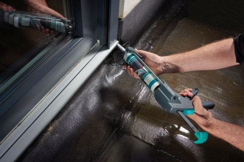Pistolet do gęstych mas uszczelniających Wolfcraft MG 600 PRO