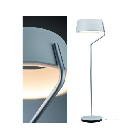 Lampa podłogowa BELAJA LED DIM 22W 1250lm 2700K 230V biały / chrom mat / metal