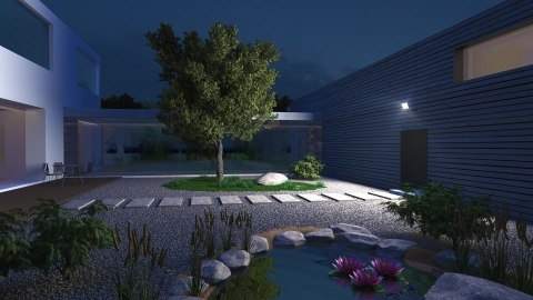 Naświetlacz z czujnikiem Steinel XLED ONE XL S LED PIR 42,6W 3000K 4200lm IP44 IK03 230V biały / aluminium