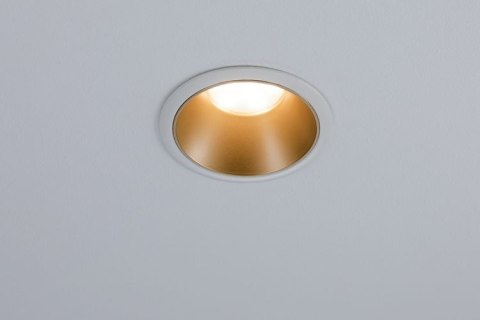 Oprawa do wbudowania COLE COIN LED 3-STEP DIM zestaw 3x6W 470lm 2700K IP44 230V biały / złoty-matowy