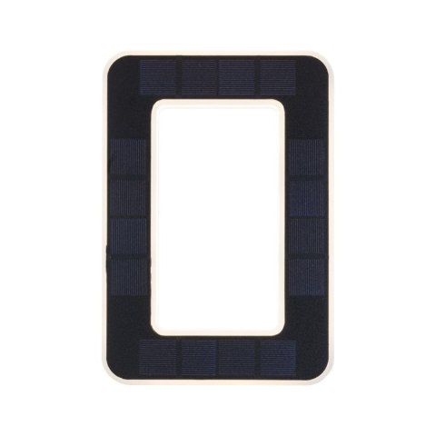 Oprawa elewacyjna SOLAR LED numer domu 0 3000K IP44 wymienny akumulator / czarny / tworzywo sztuczne