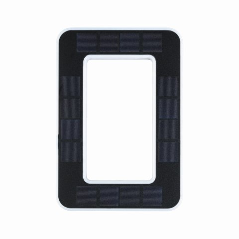 Oprawa elewacyjna SOLAR LED numer domu 0 3000K IP44 wymienny akumulator / czarny / tworzywo sztuczne