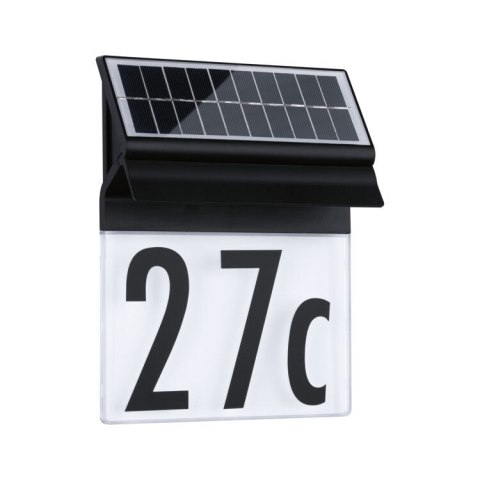 Oprawa elewacyjna NEDA LED solar czujnik ruchu zmierzchu 14lm 3000k IP4414lm czarna