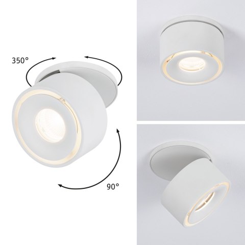 Oprawa wpuszczana LED Spircle biała mat 8W 3000K 36 st.