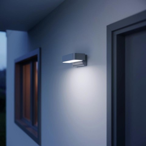Lampa elewacyjna bez czujnika Steinel L 800 C LED Connect 7,5W 3000K 466lm IP44 IK03 230V antracyt / aluminium