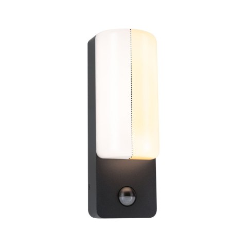 Oprawa elewacyjna BONNIE LED PIR 8.5W 560lm 2200-3000K IP44 230V antracyt aluminium