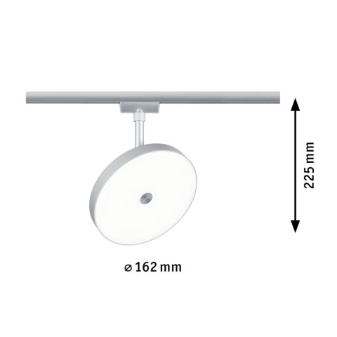 Reflektor na szynoprzewód URail HILDOR LED 3-STEP DIM 15W 850lm 4000K 230V chrom matowy/ metal