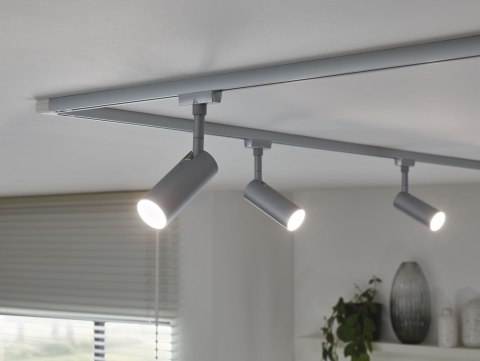 Reflektor na szynoprzewód URail TUBO LED 3-STEP DIM 4W 150lm 3000K 230V chrom matowy/ metal