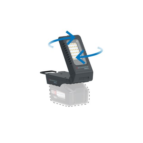 Kompaktowa lampa robocza 1000 lm BASIC CONNECT 03.6109C