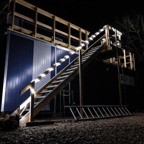 Budowlana Taśma LED na rusztowania 25 m 48 V 20 000 lm ROPE LIGHT 03.5815 SCANGRIP