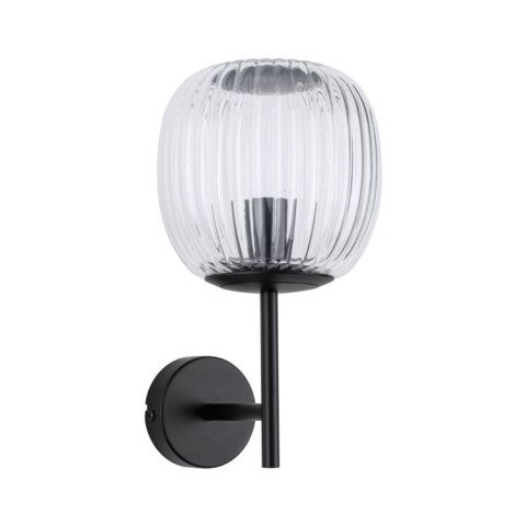 Kinkiet ścienny łazienkowy RUYA E14 max.20W IP44 230V czarny mat / szkło