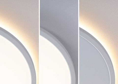 Plafoniera ATRIA SHINE LED Backlight DIM 32W 3680lm okragłą 400mm 3000K 230V biały / tworzywo sztuczne