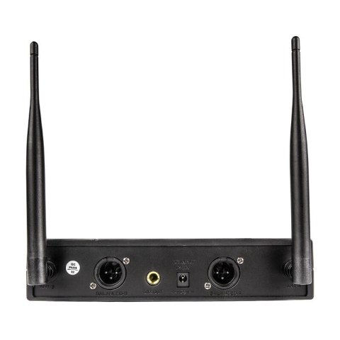 DVS2 - Mikrofon bezprzewodowy, 2x nadajnik doręczny + baza, pasmo UHF 560-590 MHz
