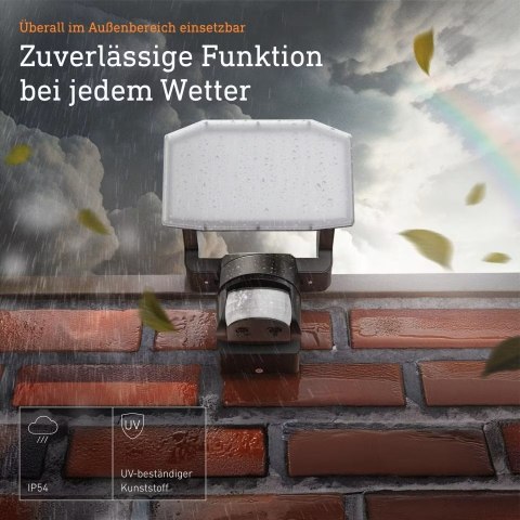 Naświetlacz bez czujnika Steinel XLED Protect 13,6W 3000K 1642lm IP54 IK03 230V biały / tworzywo sztuczne
