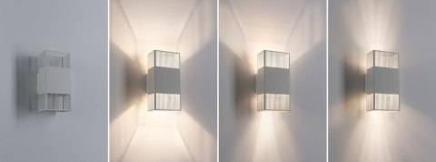 Oprawa elewacyjna THARIN LED 2 X 3,7W 640lm 3000K IP44 230V biały / metal