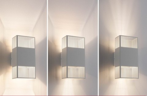 Oprawa elewacyjna THARIN LED 2 X 3,7W 640lm 3000K IP44 230V biały / metal