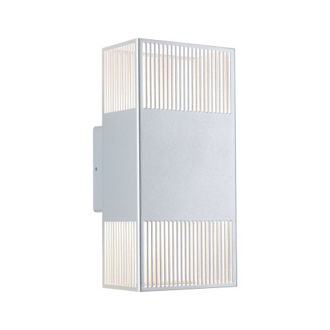 Oprawa elewacyjna THARIN LED 2 X 3,7W 640lm 3000K IP44 230V srebrny / metal