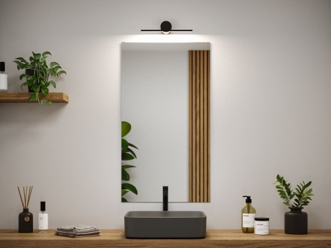 Oprawa ścienna SAVA LED nad lustro 4,2W 250lm 3000K 300mm IP44 230V czarny matowy / metal