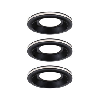 Oprawa wpuszczana SORMUS LED 3X 6.5W 560lm / 180lm 3000K IP65 230V czarny / tworzywo sztuczne