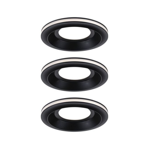 Oprawa wpuszczana SORMUS LED 3X 6.5W 560lm / 180lm 3000K IP65 230V czarny / tworzywo sztuczne