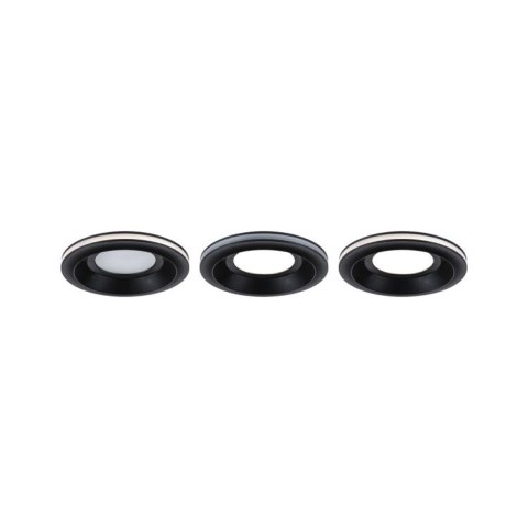 Oprawa wpuszczana SORMUS LED 3X 6.5W 560lm / 180lm 3000K IP65 230V czarny / tworzywo sztuczne