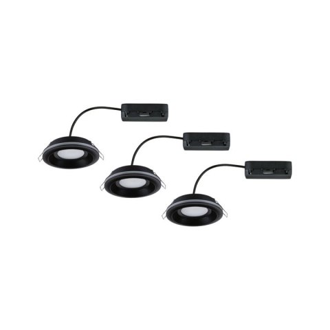 Oprawa wpuszczana SORMUS LED 3X 6.5W 560lm / 180lm 3000K IP65 230V czarny / tworzywo sztuczne