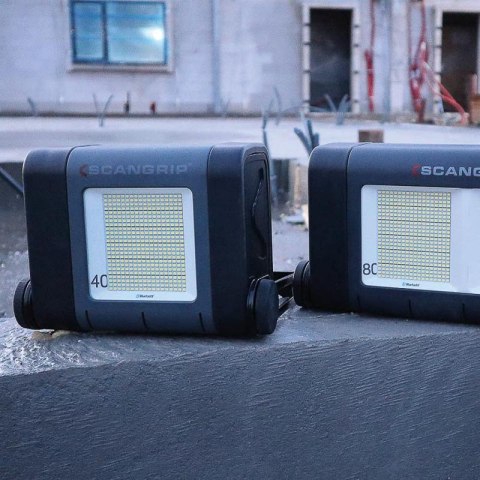 Lampa do oświetlania dużych obszarów roboczych 80000 lm Scangrip SITE LIGHT 80 03.5269 w walizce transportowej 49.0390