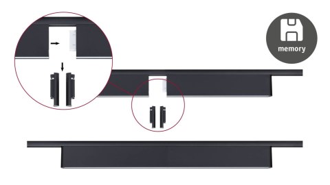 Oprawa na szynoprzewód URail CERIS LED 3-STEP DIM 9,5W 850lm IP20 4000K 230V czarny matowy / aluminium
