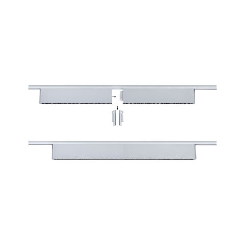 Oprawa na szynoprzewód URail ZELOS LED 3-STEP DIM 10W 1050lm IP20 3000K 230V chrom matowy / aluminium