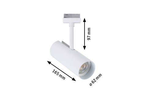 Reflektor na szynoprzewód URail THERON LED 3-STEP DIM 11W 1100lm 4000K 230V biały RAL9003 / tworzywo sztuczne