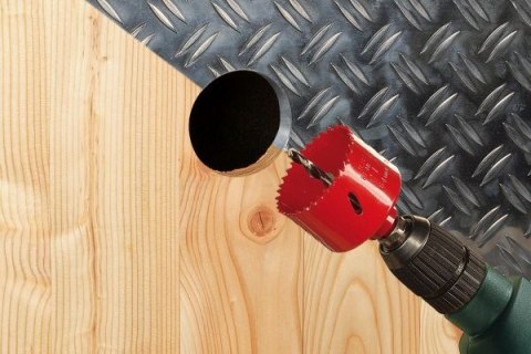 Otwornica BiM 86 mm Wolfcraft - kompletna