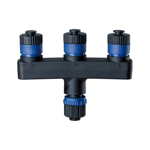 Rozdzielacz Plug & Shine 1in-3out IP68 czarny tworzywo sztuczne