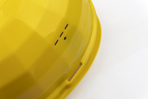 Kask ochronny Wolfcraft - żółty