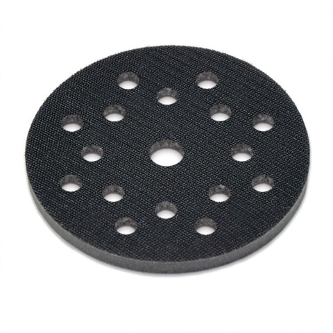 Podkładka pad gąbka z rzepem fi 125mm wielootworowa
