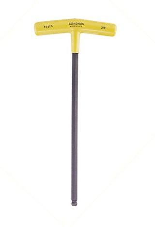 Klucz imbusowy calowy 3/8 BONDHUS - uchwyt T, z kulką, dł. klingi 300 mm