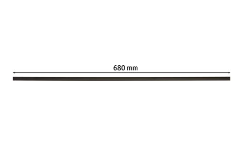 Maskownica do szynoprzewodu URail 68cm czarny / tworzywo sztuczne