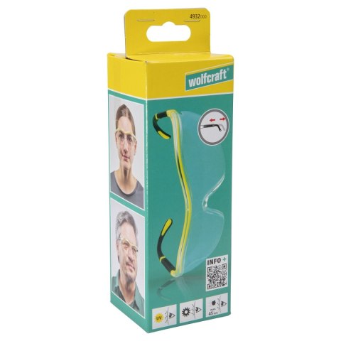 Okulary ochronne OUTDOOR Wolfcraft NEON (CE)