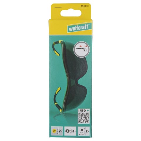 Okulary ochronne OUTDOOR, przyciemniane Wolfcraft CE