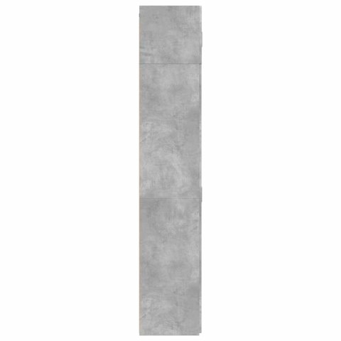 Szafka, szarość betonu, 70x42,5x225 cm, materiał drewnopochodny