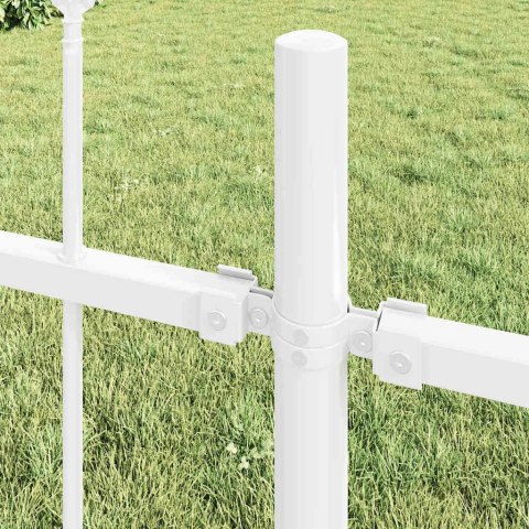 Ogrodzenie Ogrodowe 4 pcs Biały 6,8 x 1,2 m