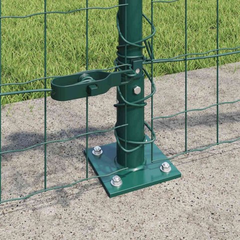 Ogrodzenie z słupkiem Zielony 0,6 x 50 m Stal i PVC