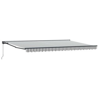 Rama markizy Antracytowy i biały 500 × 300 cm