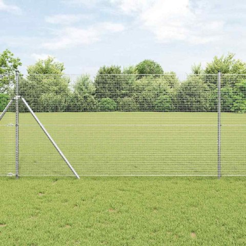 Słupek ogrodzeniowy. Srebrny 50 x 1,2 m (siatka 19 x 19 mm)