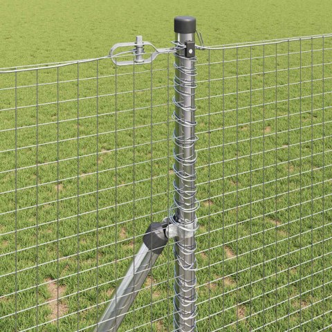 Słupek ogrodzeniowy. Srebrny 50 x 1,2 m (siatka 25 x 25 mm)