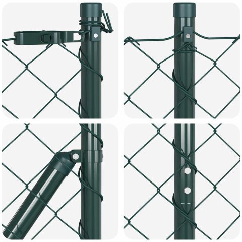 Słupek ogrodzeniowy. Zielony 1,5 x 25 m (siatka 60 x 60 mm)