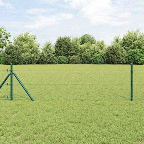 Słupek ogrodzeniowy. Zielony 100 x 0,4 m (siatka 50 mm)